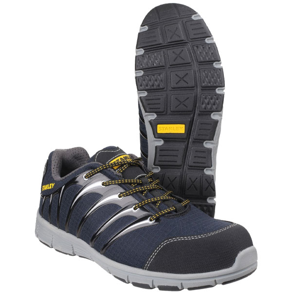 Globe Navy/Grey Trainer – S1P Safety with Sport-Inspired Comfort