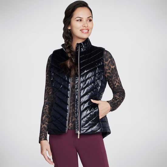 Lightweight Shine Vest with Go Shield Fabric