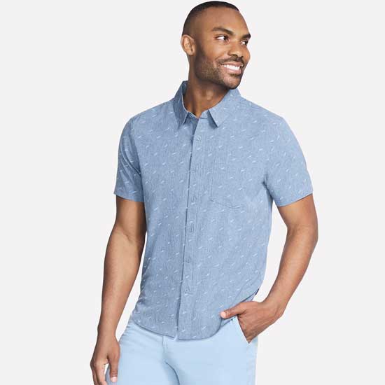 GO WALK Air Printed Short Sleeve Shirt