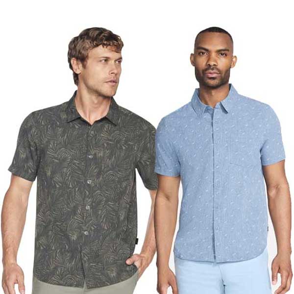 GO WALK Air Printed Short Sleeve Shirt