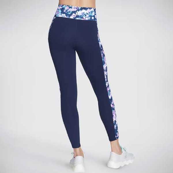 GOWALK Floral Active Legging for Ladies with Chafe-Free Seams