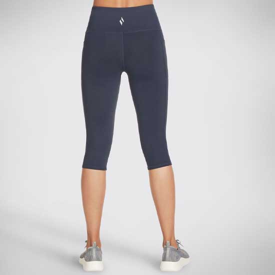 GOFLEX High-Waist Capri Leggings with Pockets