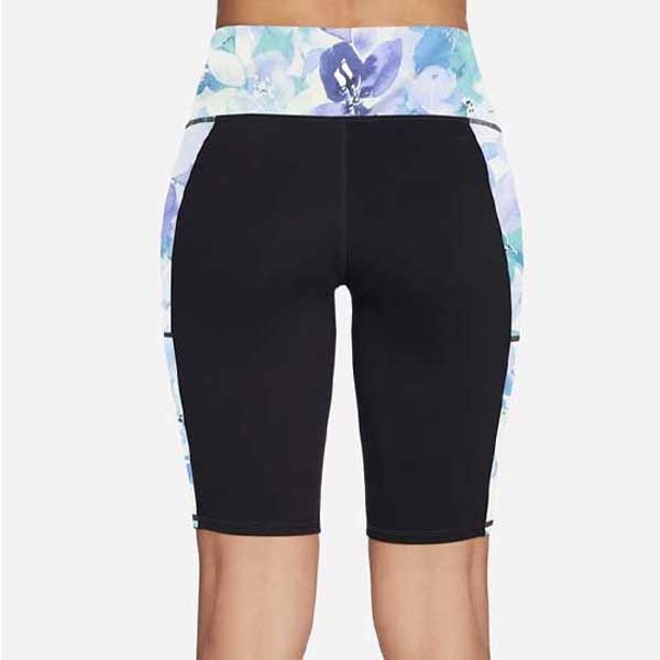 GoWalk Seascape Floral High-Waist Bike Shorts