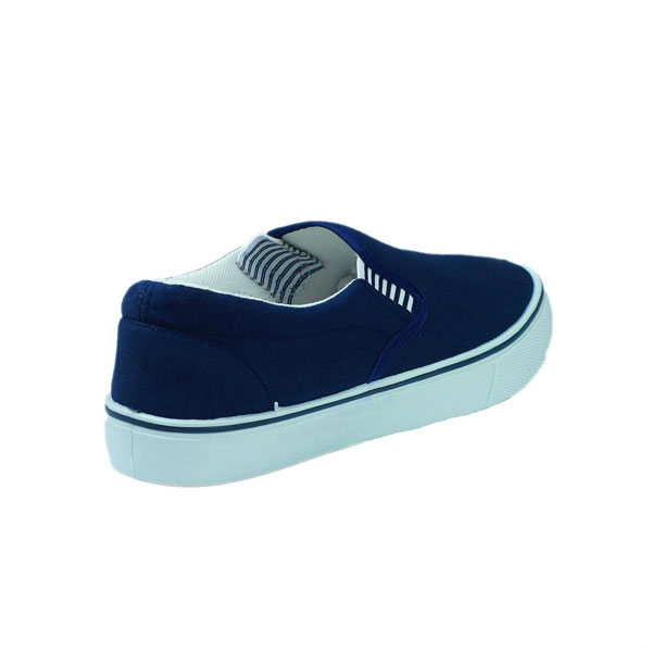 Men’s Navy Slip On Deck Plimsolls