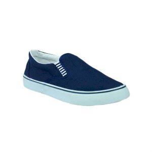 Men’s Navy Slip On Deck Plimsolls