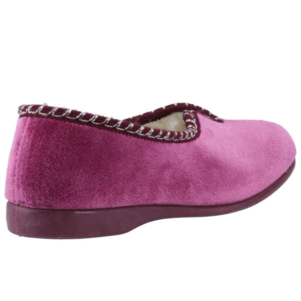 Helsinki Ladies Soft Stretch Velour Slippers