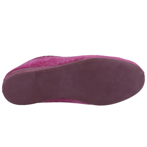Helsinki Ladies Soft Stretch Velour Slippers