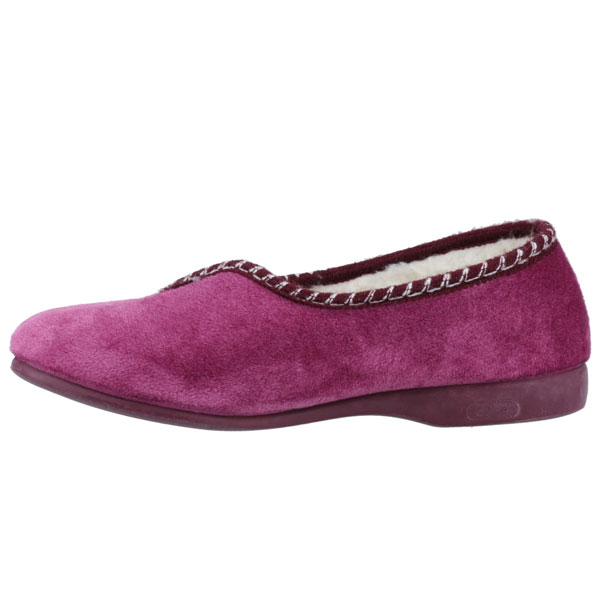 Helsinki Ladies Soft Stretch Velour Slippers