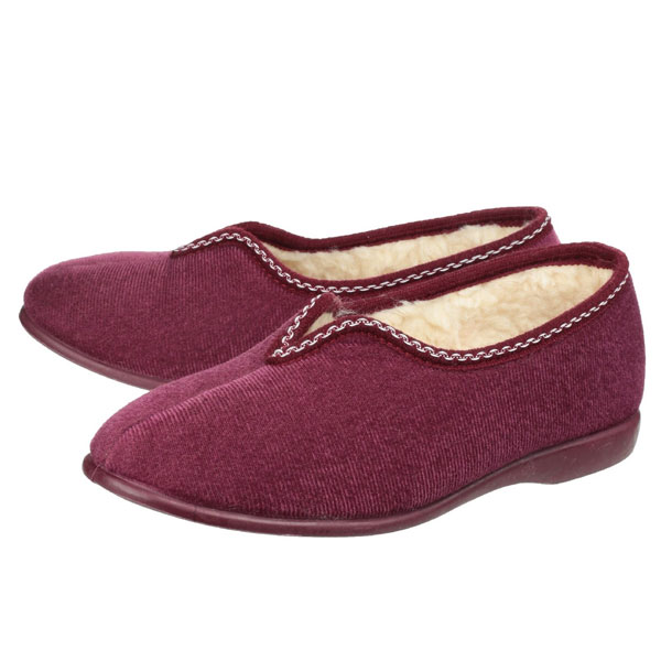 Helsinki Ladies Soft Stretch Velour Slippers