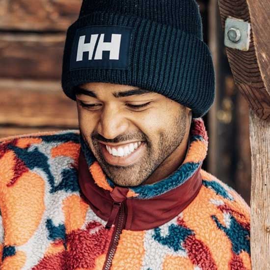 Comfortable HH Box Beanie with Patch Logo
