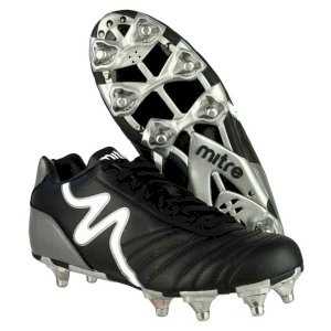 Lace-Up Rugby Boots with Screw Studs
