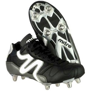 Italia Lace-Up Rugby Boots with Screw-In Studs