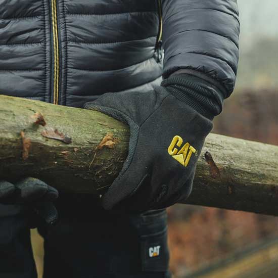 Heavy Duty Cotton Caterpillar Work Gloves