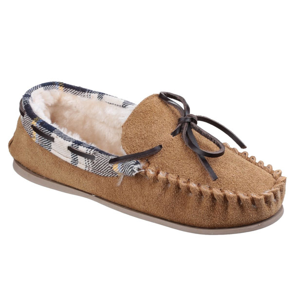 Kilkenny Moccasin Slipper with Lacing Fit