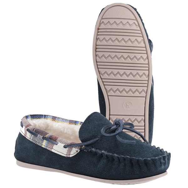 Kilkenny Moccasin Slipper with Lacing Fit