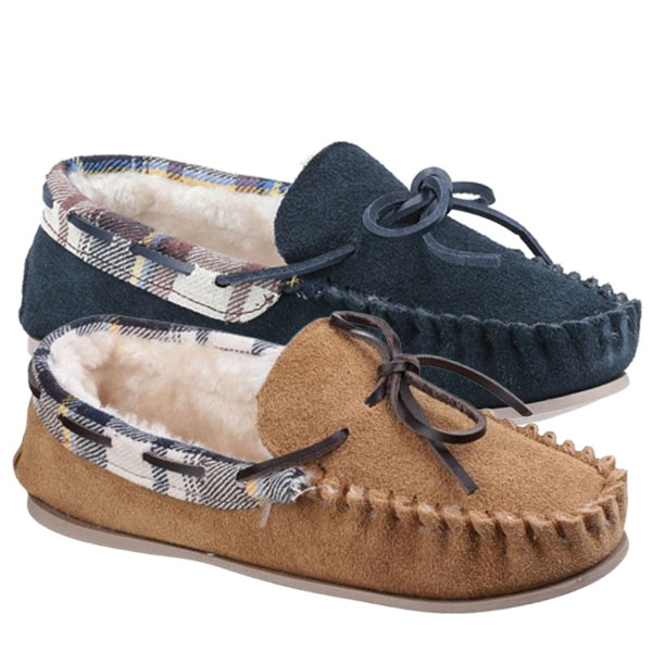 Kilkenny Moccasin Slipper with Lacing Fit