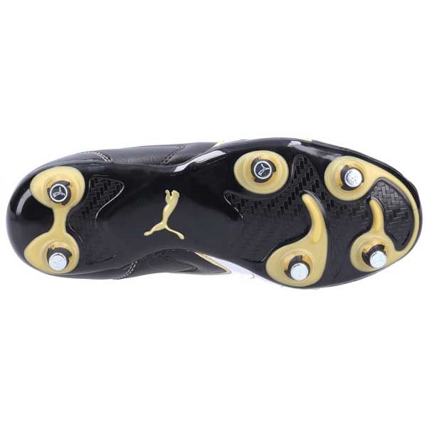 Leather Screw-In Football Boots for Soft Ground