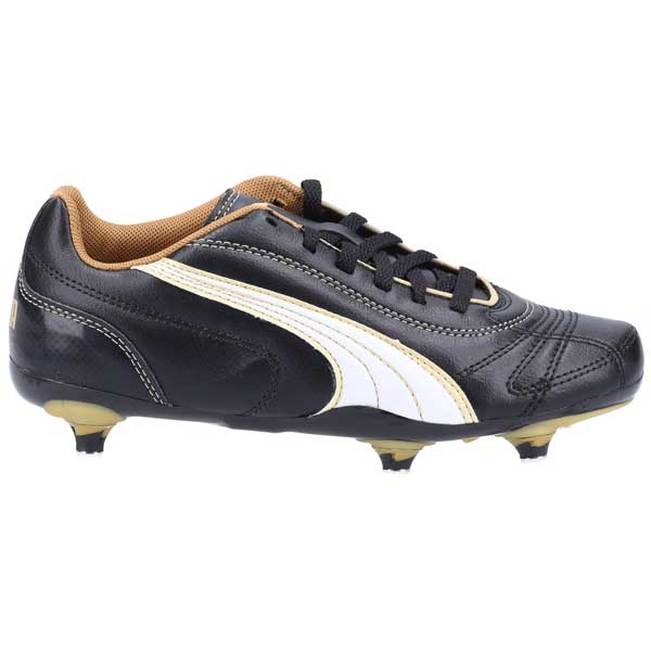 Leather Screw-In Football Boots for Soft Ground