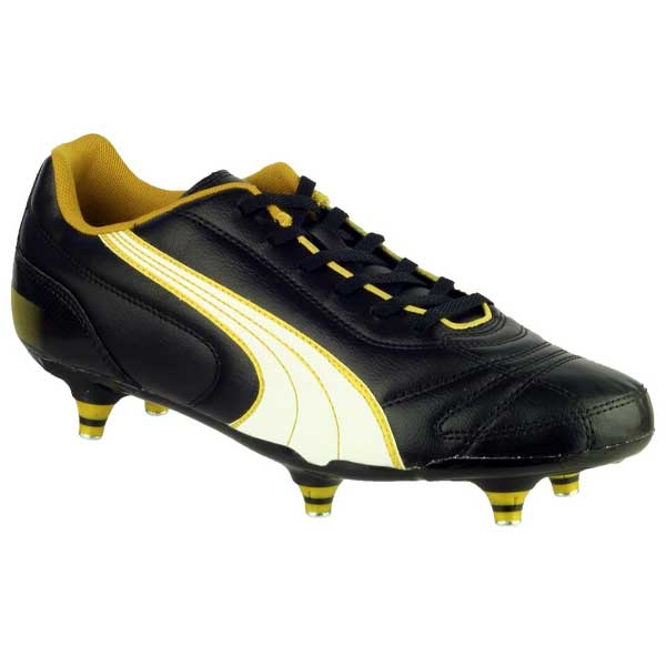Leather Screw-In Football Boots for Soft Ground