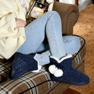 Ladies Bootie Slippers