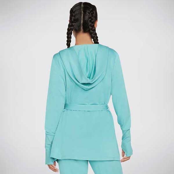 Ladies Everyday Belted Hoodigan with Silky Touch Fabric