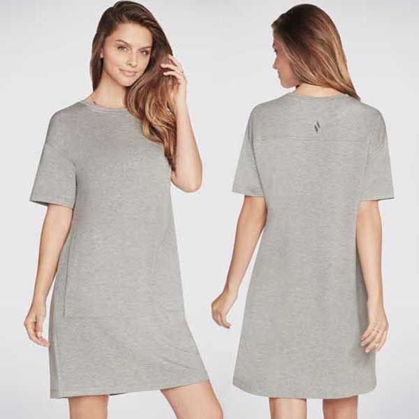 Ladies Skechluxe Mindful Dress Short Sleeve Fit