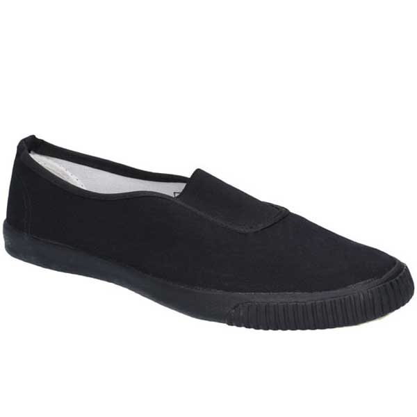 Men’s Rubber Sole Gusset Plimsolls