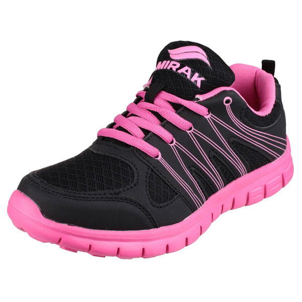 Ladies Milos Comfort Fit Lace-Up Sneakers