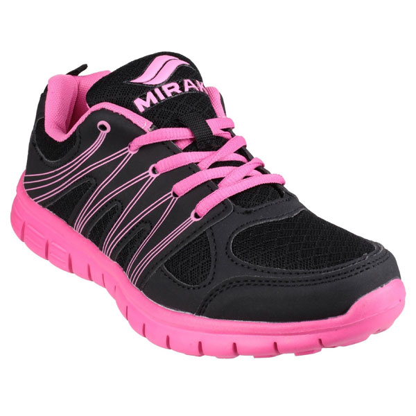 Ladies Milos Comfort Fit Lace-Up Sneakers