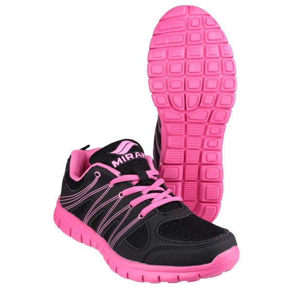 Ladies Milos Comfort Fit Lace-Up Sneakers