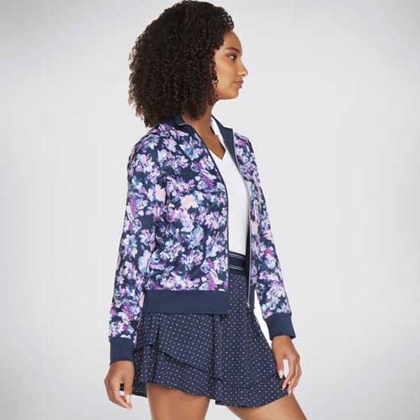 Misty Floral Jacket with Hand Pockets