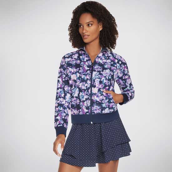 Misty Floral Jacket with Hand Pockets