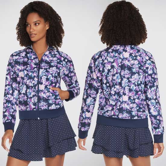 Misty Floral Jacket with Hand Pockets