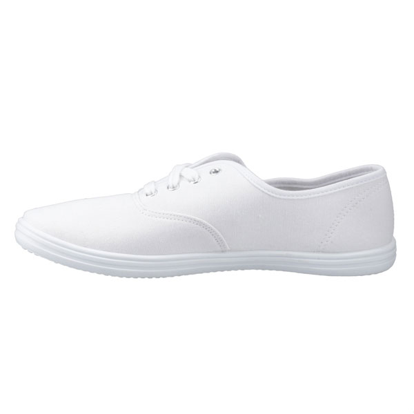 Morris Adult Lace Up Canvas Plimsolls