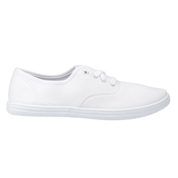 Morris Adult Lace Up Canvas Plimsolls