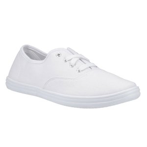 Morris Adult Lace Up Canvas Plimsolls