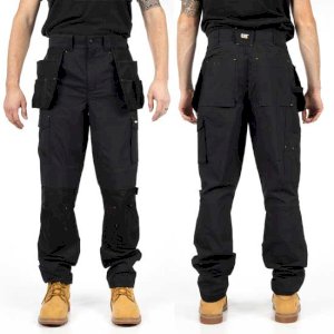 Nexus Black Stretch Fit Holster Trousers