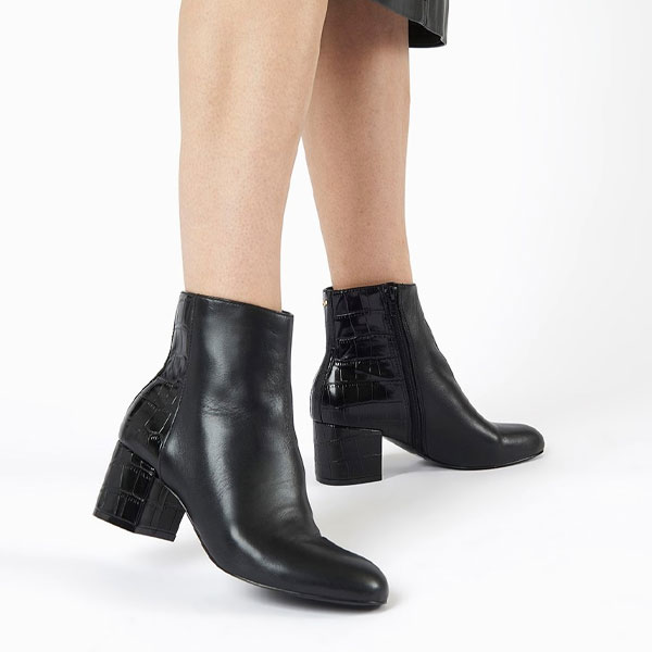Oleah Chic Everyday Black Ankle Boots