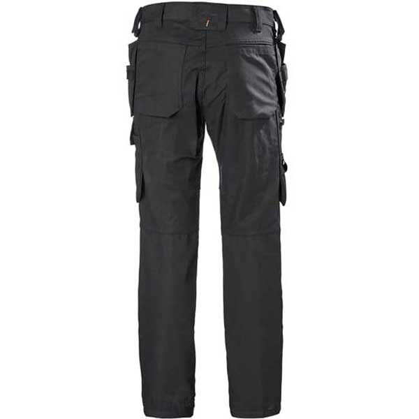 Oxford Black Flex Fit Work Trouser for Men