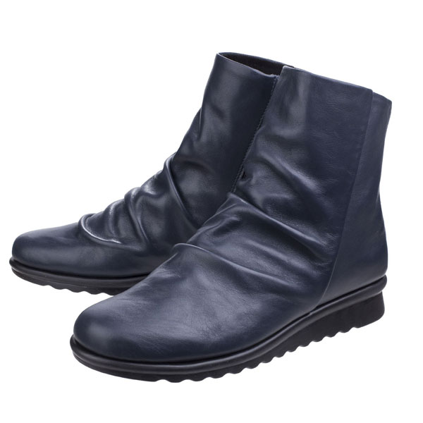 Pan Fried Ruched Women’s Ankle Boot