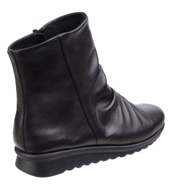 Pan Fried Ruched Women’s Ankle Boot