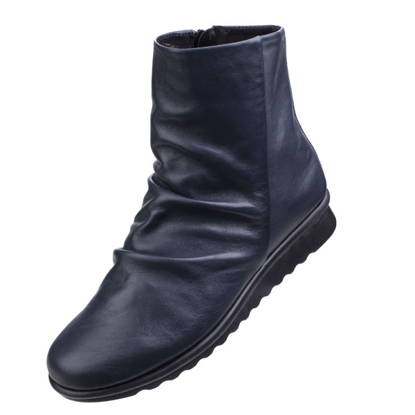 Pan Fried Ruched Women’s Ankle Boot