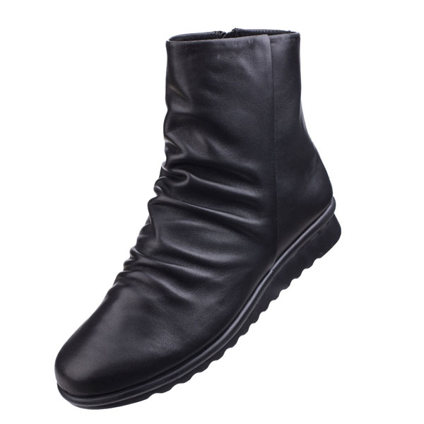 Pan Fried Ruched Women’s Ankle Boot