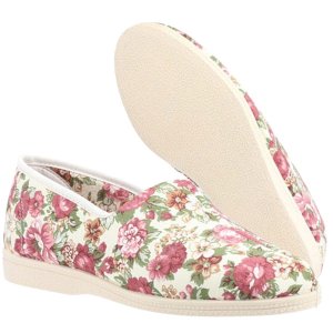 Patricia Cotton Slip-On Floral Comfort Shoe
