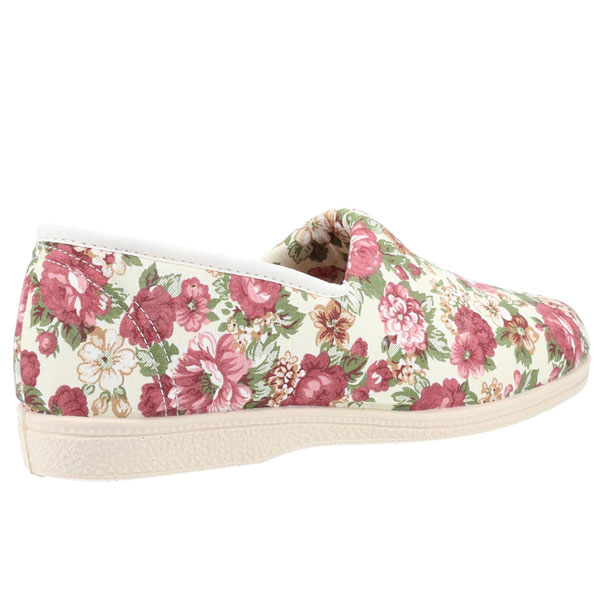 Patricia Cotton Slip-On Floral Comfort Shoe