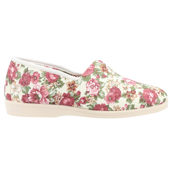 Patricia Cotton Slip-On Floral Comfort Shoe