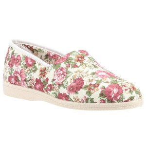 Patricia Cotton Slip-On Floral Comfort Shoe