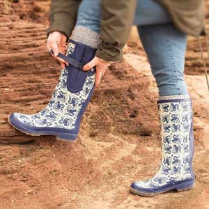 Patterned Wellingtons