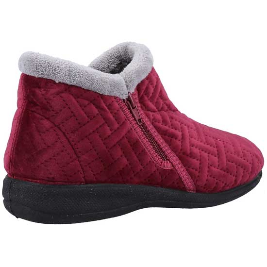 Perendale Comfort Booties With Zip Side