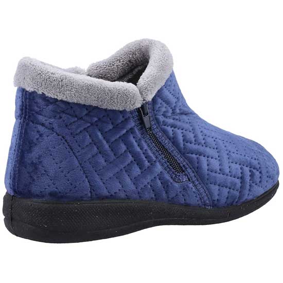 Perendale Comfort Booties With Zip Side